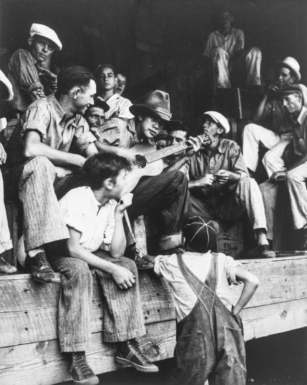 Eudora Welty, Tomato Packer's Recess, Silver Gelatin Print, 1936